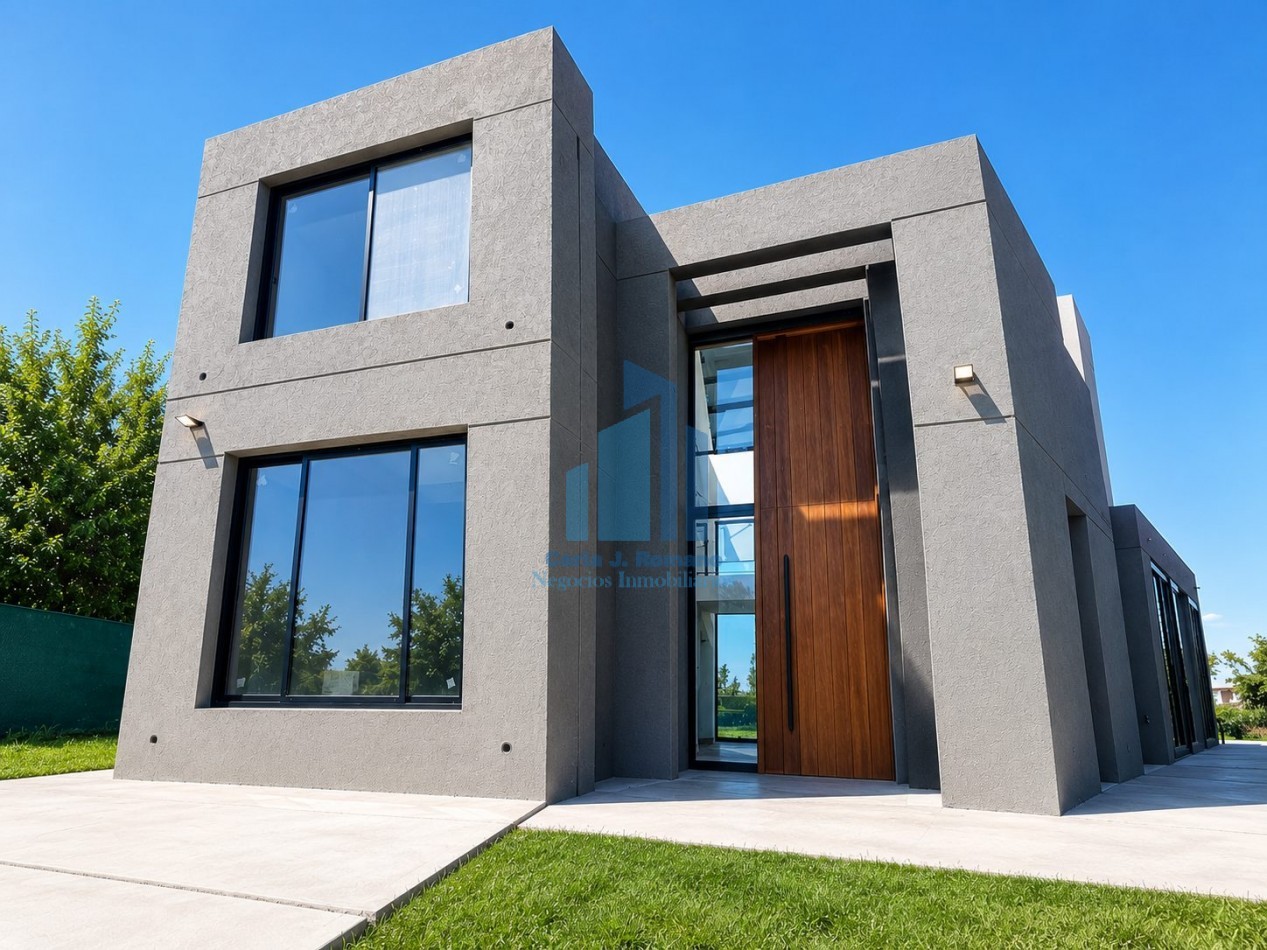VENTA CASA A TERMINAR de 6 AMBIENTES EN BARRIO EL CANTON CON VISTA A LAGUNA , ESCOBAR