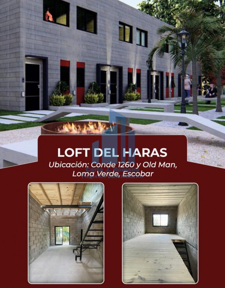 VENTA LOFTS 2 AMBIENTES C/COCHERA EN LOMA VERDE, ESCOBAR