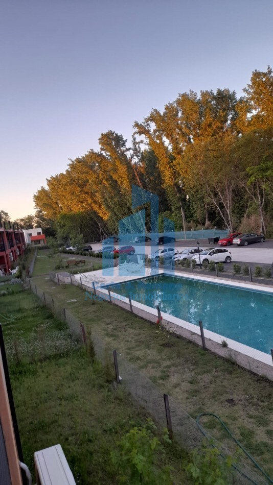 ALQUILER  DEPARTAMENTO 2 AMBIENTES CON COCHERA Y PISCINA EN PILAR