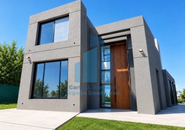 VENTA CASA A TERMINAR de 6 AMBIENTES EN BARRIO EL CANTON CON VISTA A LAGUNA , ESCOBAR